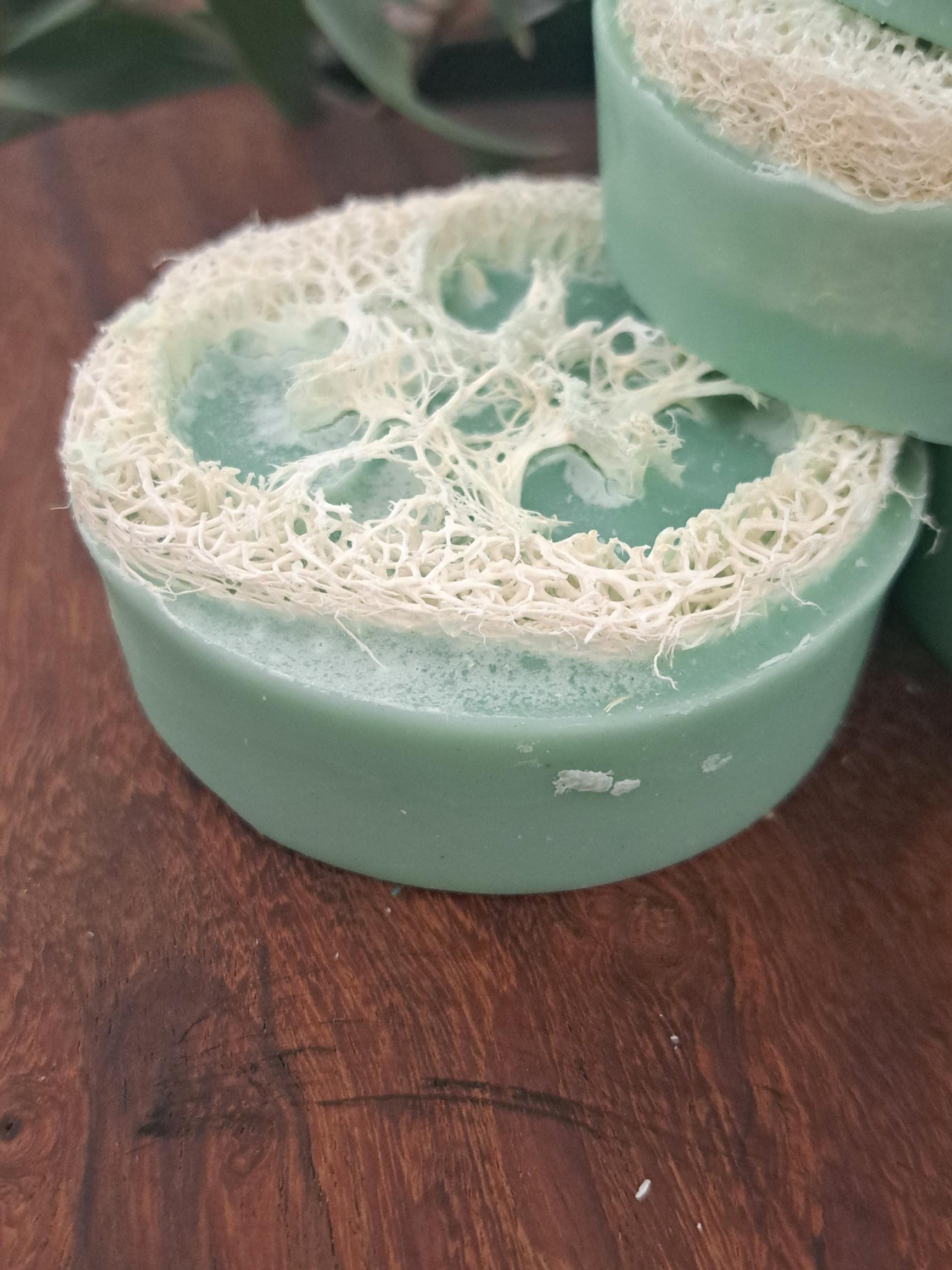 Lupus Rex Australian Handmade green loofah soaps scent profile Rosemary, Peppermint and Spearmint
