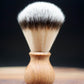 Australian handmade light coloured timber handle Shave brush from Lupus Rex with synthetic knot